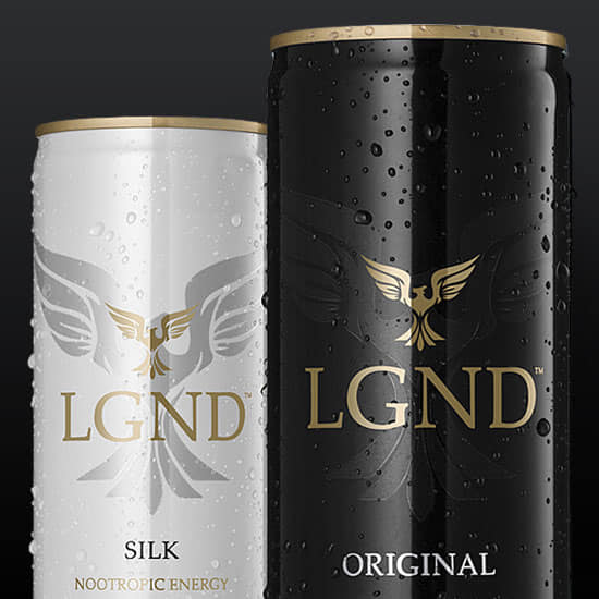 Image and tagline from the Shopify website we created for an energy drink company